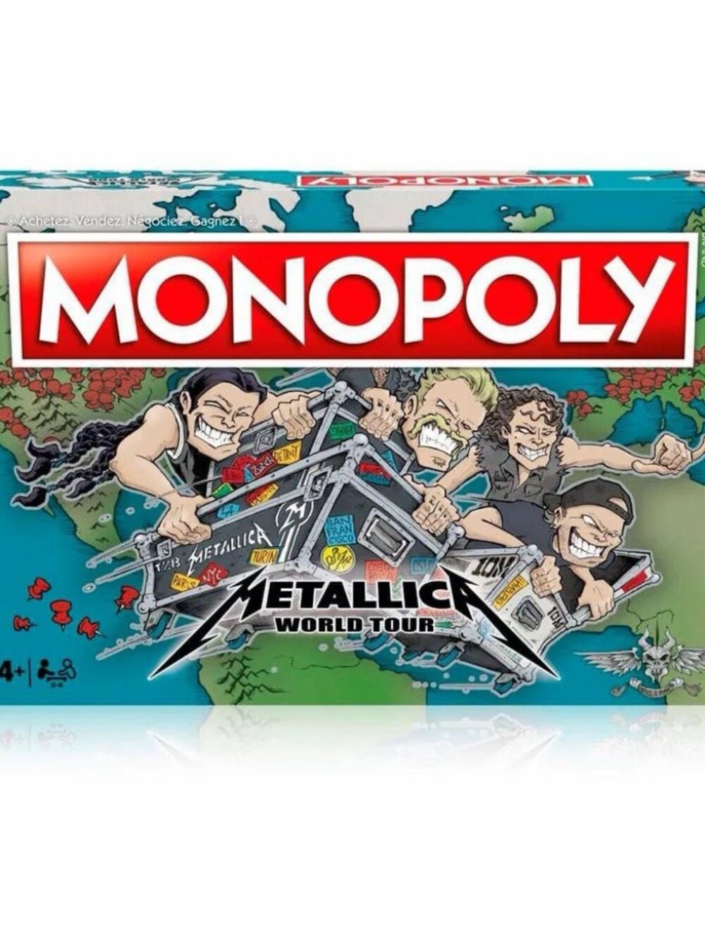 Metallica Monopoly New Factory Sealed Orig 2011 Collectors Edition Board Game